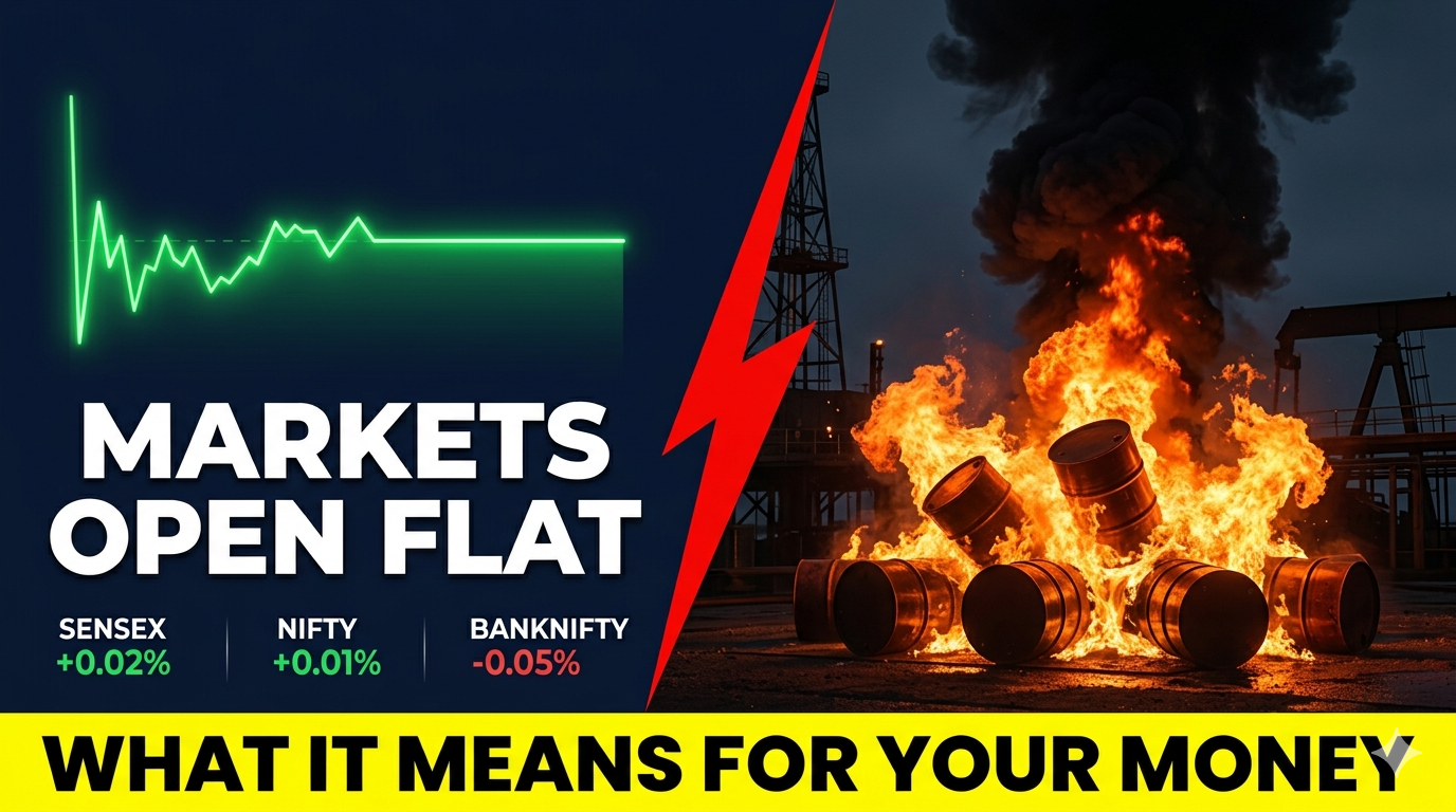 Markets Open Flat What Sensex and Nifty's Cautious Start Really Means for Your Portfolio Right Now