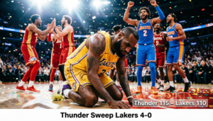 Thunder Complete Brutal Sweep: Lakers Season Ends in Heartbreaking Game 4 Loss to OKC