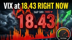 What Is the Current VIX Level Right Now? Markets Hold Breath as Fear Gauge Sits at 18.43